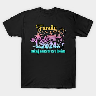 Matching Family Trip Cruise Vacation 2023 Making Memories T-Shirt